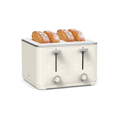 Martha Stewart 4 Slice Classic Toaster, Linen