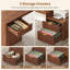 Bureau d'ordinateur en coin 67 po x 65 po en L avec huche-1418127319