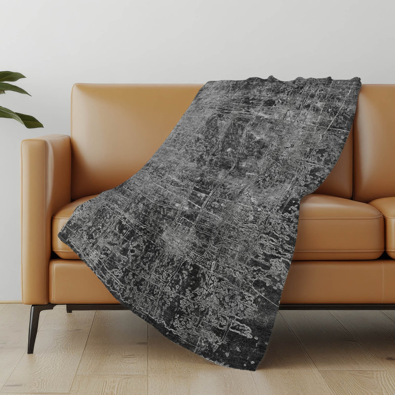 Jeté en sherpa Addison, Gris
