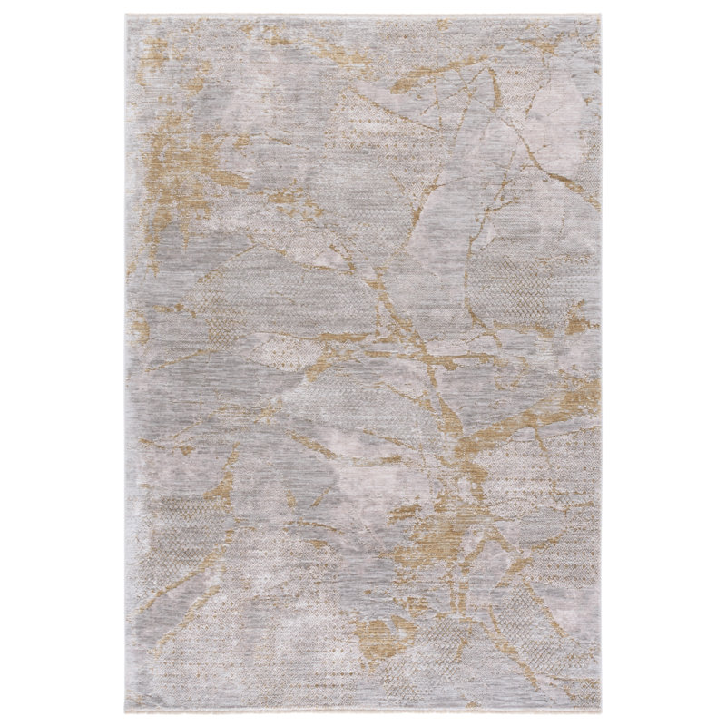 Garnet Performance Abstract Rug, Rectangle 5'3" x 7'6"