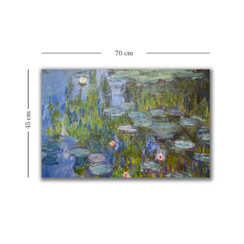 Claude Monet - peinture sur toile tendue