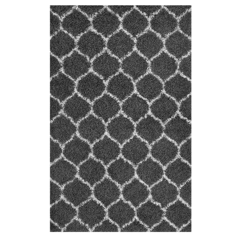 Tapis à poils longs Solvea, Rectangle de 5 pi x 8 pi