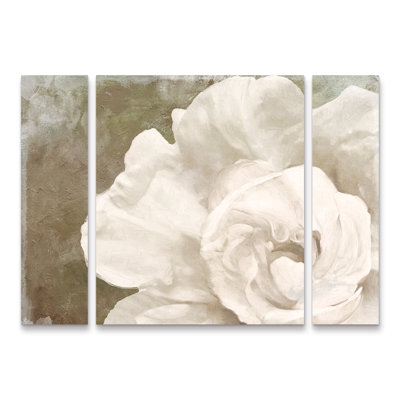 " Petals Impasto II " by Color Bakery 3 - Pieces