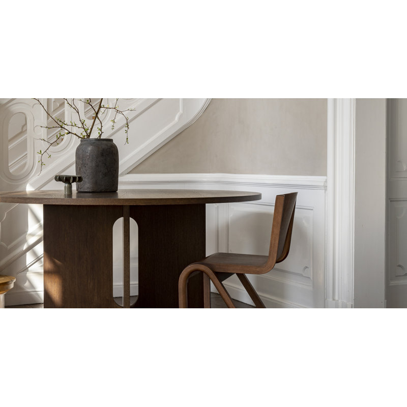 Ready Upholstered Dining Chair, Red Stained Oak, Bouclé 02 Acrylic