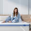 Surmatelas en mousse mémoire et gel rafraîchissant de 5 cm avec housse amovible-1502587848-1502587855