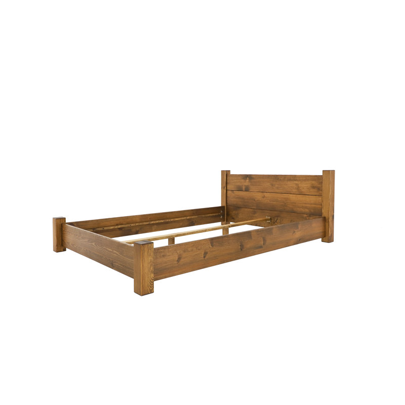 Brummett Solid Wood Bed, 160 x 200cm