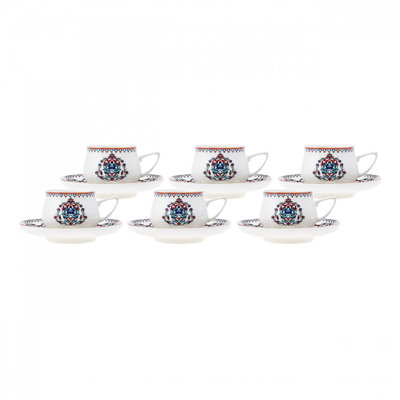 Porcelain Espresso Cup and Saucer