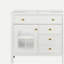 Meuble-lavabo de salle de bain 35,6 po Mid-Century-1385822605