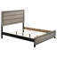 Ensemble de chambre à coucher grand lit quatre pièces Watson Taupe clair-126304162-126304163