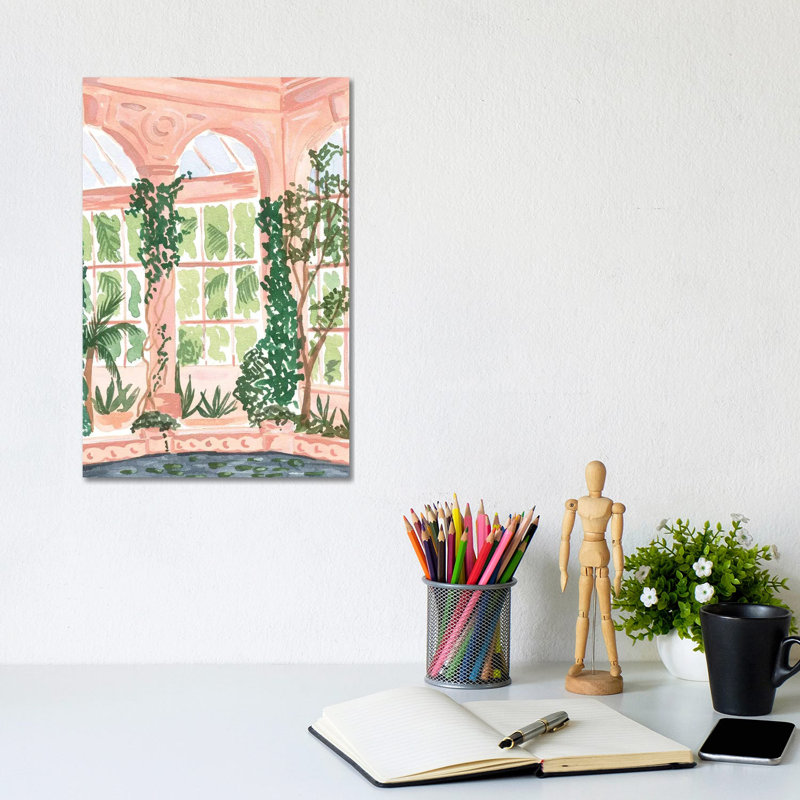 Botanical Gardens - Wrapped Canvas Painting, 20.32 cm H x 30.48 cm W