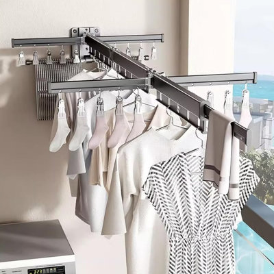 Foldable Wall-Mounted Drying Rack