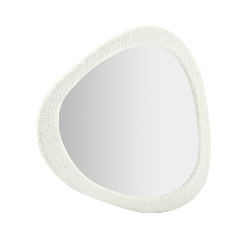Mirrors Boucle Triangular Mirror