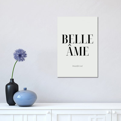 Typo No 11 1 Piece Wrapped Canvas Wall Art