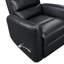  Wilner 35" Modern & Contemporary Glider Breathable Swivel Faux Leather Reclining Chair with 360° Swivel & Gentle Gliding-12703650