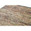 Tapis noir / brun / ivoire noué à la main de conception unique 7 pi 11 po x 9 pi 5 po