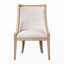 Chaise rembourrée avec garniture cloutée-114326687-114326688