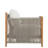 Pacifica Teak Outdoor Lounge Chair-124396114-124395951