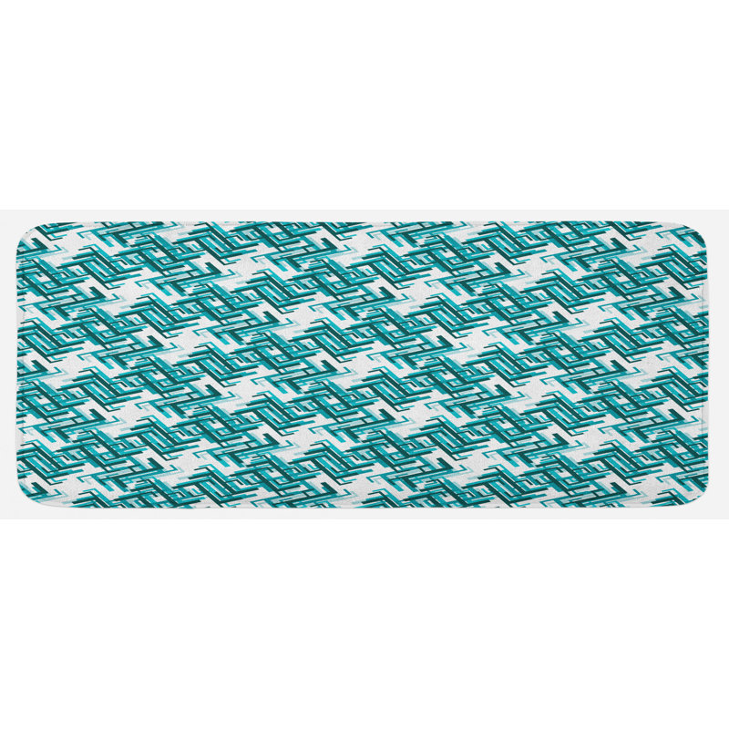 Modern & Contemporary Synthetic Kitchen Mat