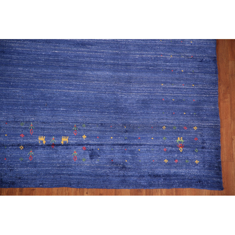Tapis bleu Gabbeh