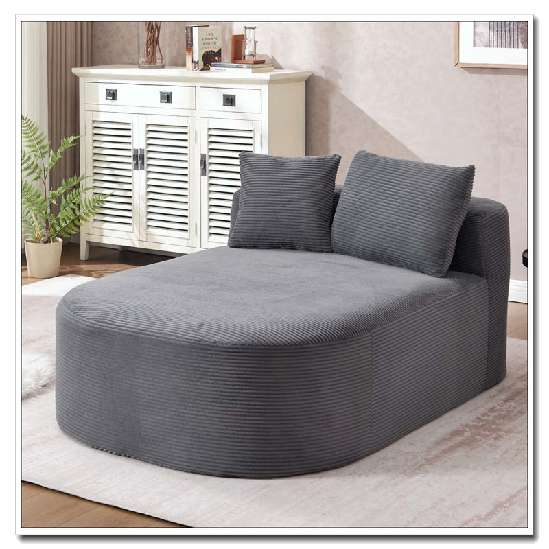 Canapé-lit 67,5 po, Gris foncé