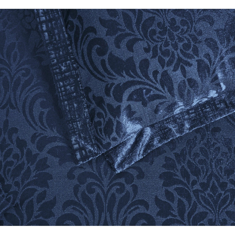 Microfiber Bedspread with Pillow Shams Included, Blue, Super King Bedspread + 2 Standard Shams