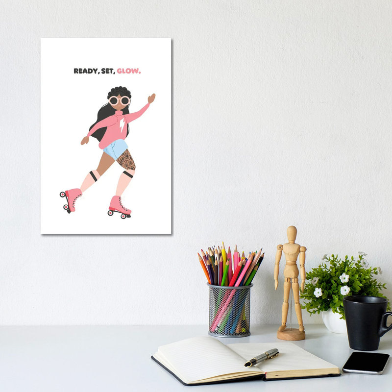Ready, Set, Glow by Beau Studio - Wrapped Canvas Print, 30.48cm H x 30.48cm W x 1.905cm D