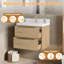 Ensemble de meuble-lavabo mural 30 po avec lavabo Dyerville