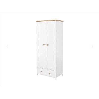 Nazareth 2 Door Manufactured Wood Wardrobe