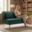 2 Seater Linen Loveseat-359416694