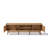 Eric Oak Manufactured Wood 70-Inch Wide Credenza TV Console with Storage