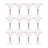 Premium dia.4.75" h:7" 12 oz. Round Clear Polycarbonate Margarita (Set of 12)