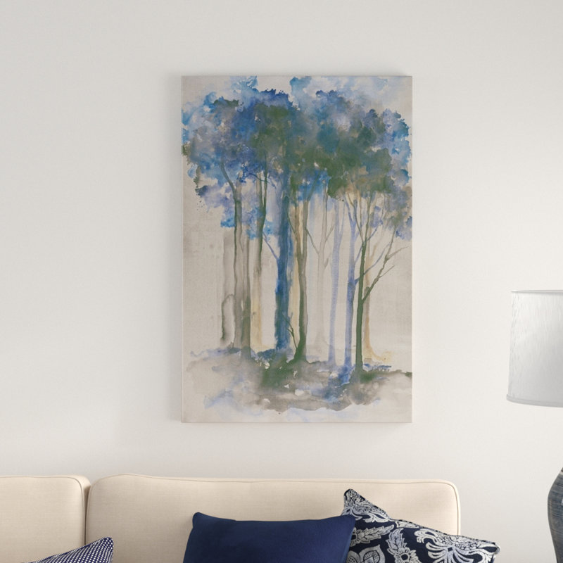 «Stand in View II», peinture sur toile, Toile tendue, H 18 po x l 12 po x P 1,25 po