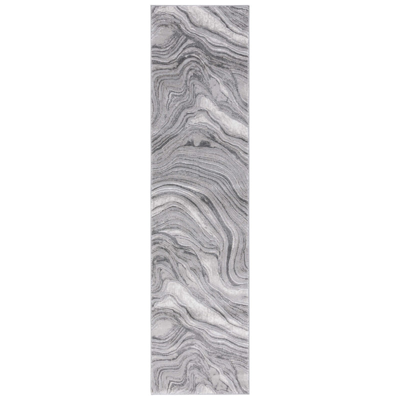 Meadow 500 Performance Abstract Rug, Runner 2' x 8'