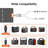 100W Portable Solar Panel For Power Station IP67 Water  Foldable Solar Panel For Camping, Rvs, Hiking-105771409