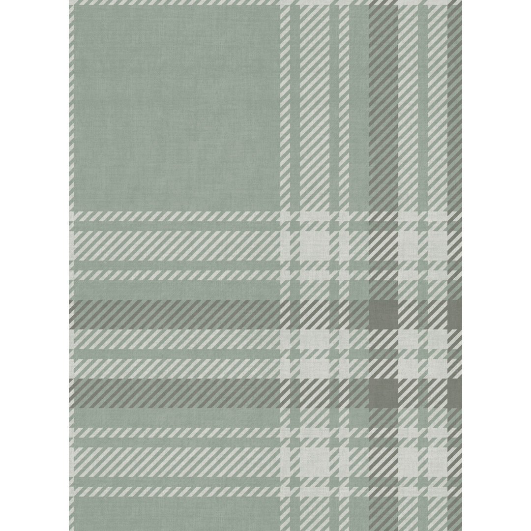 Cozy Plaid Peel And Stick Wallpaper Gracie Oaks 