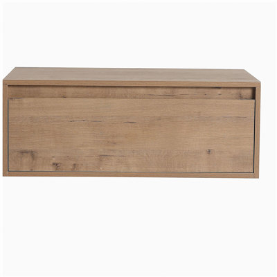 Armoire de salle de bain de 30 pouces, tiroir, installation flottante (inclut seulement la commode, n'inclut pas le lavabo)