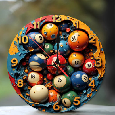 Jeu de boules de billard coloré pour le jeu