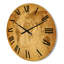Horloge murale en bois ancienne carte du monde X-63903087