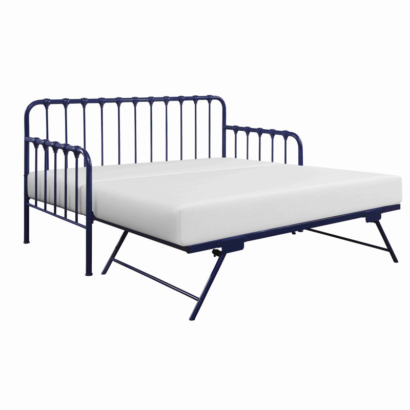 Méridienne avec lit gigogne relevable 1pc, Marine