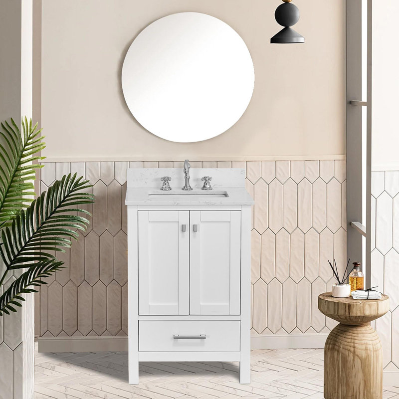 Meuble-lavabo simple 24 po avec lavabo
