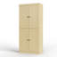 Armoire de rangement 100% bois massif 32 "avec portes Shaker et tablettes réglables-1446063868