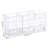 Plastic 3 Compartment Makeup Organizer