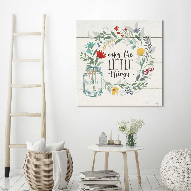 Blooming pensé II - impression, H 24 po x l 24 po x P 1,5 po, Toile tendue