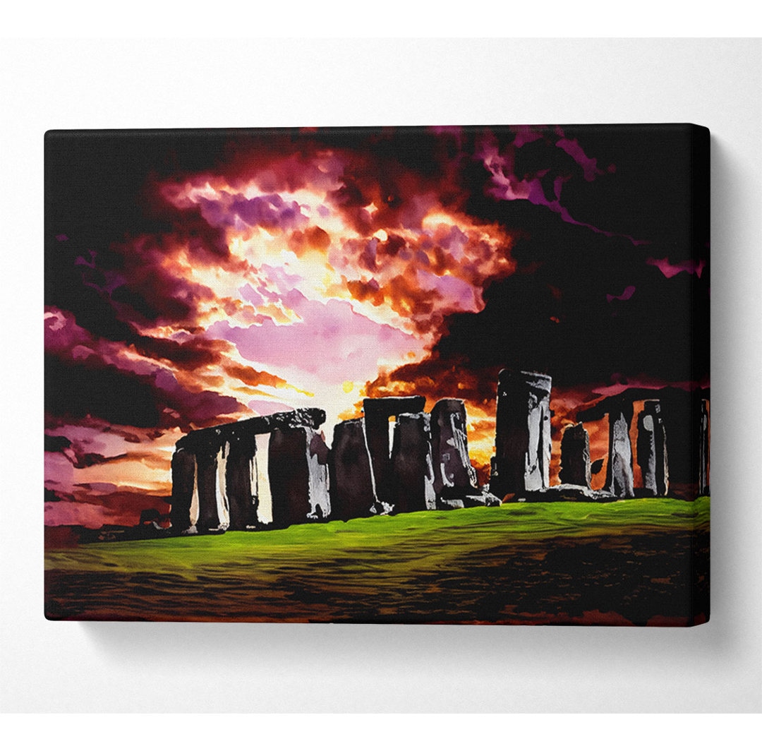 Stonehenge - Kunstdrucke auf Leinwand - Wrapped Canvas