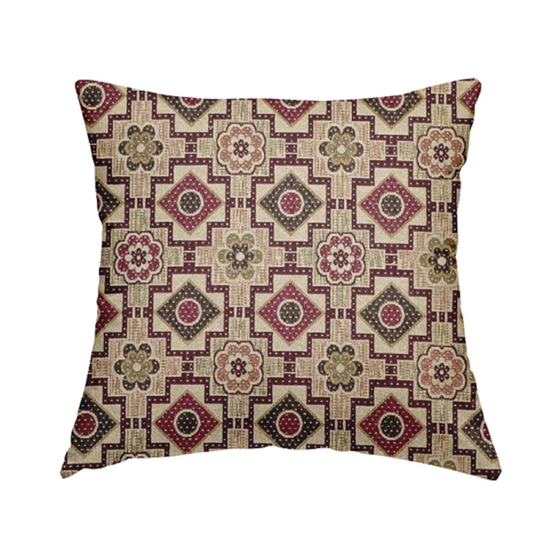 Minnie Geometric Square Cushion