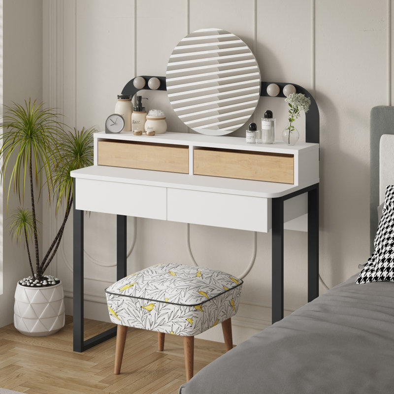 Dressing Table, White Sapphire Oak