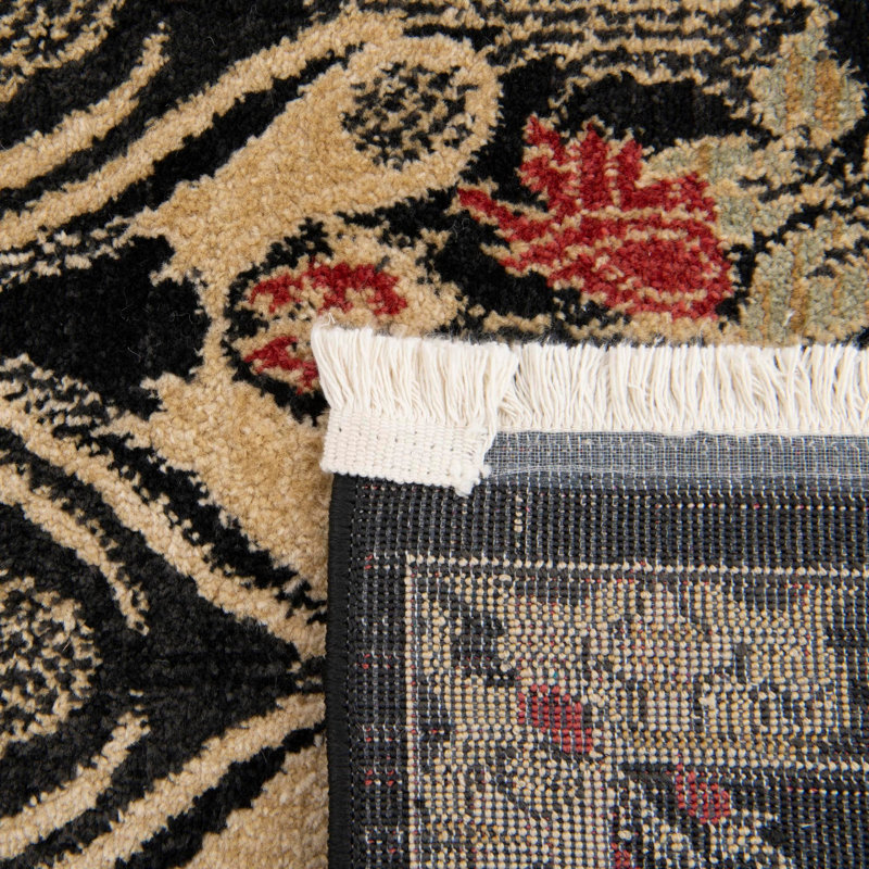 Tapis noir Moore, Square 8'