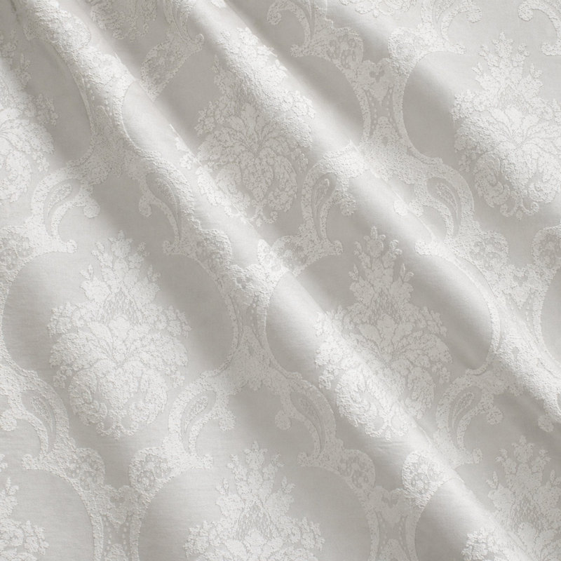 Textured Faux Silk | Katherine Fabric_KATHERINE, White