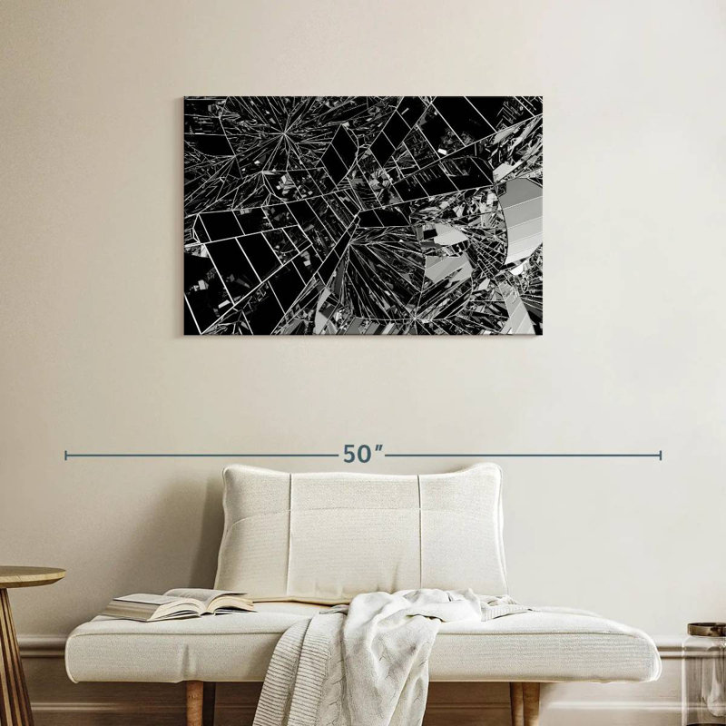 Miroir abstrait Avery, H 24 po x l 36 po