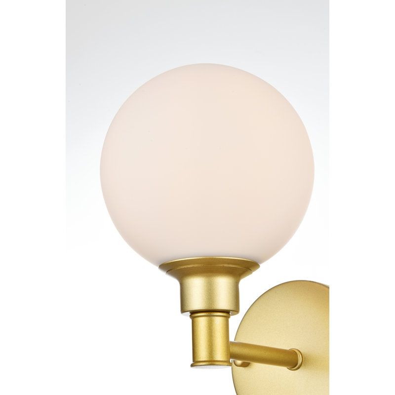Carmie Dimmable Vanity Light, Brass, 1 Light